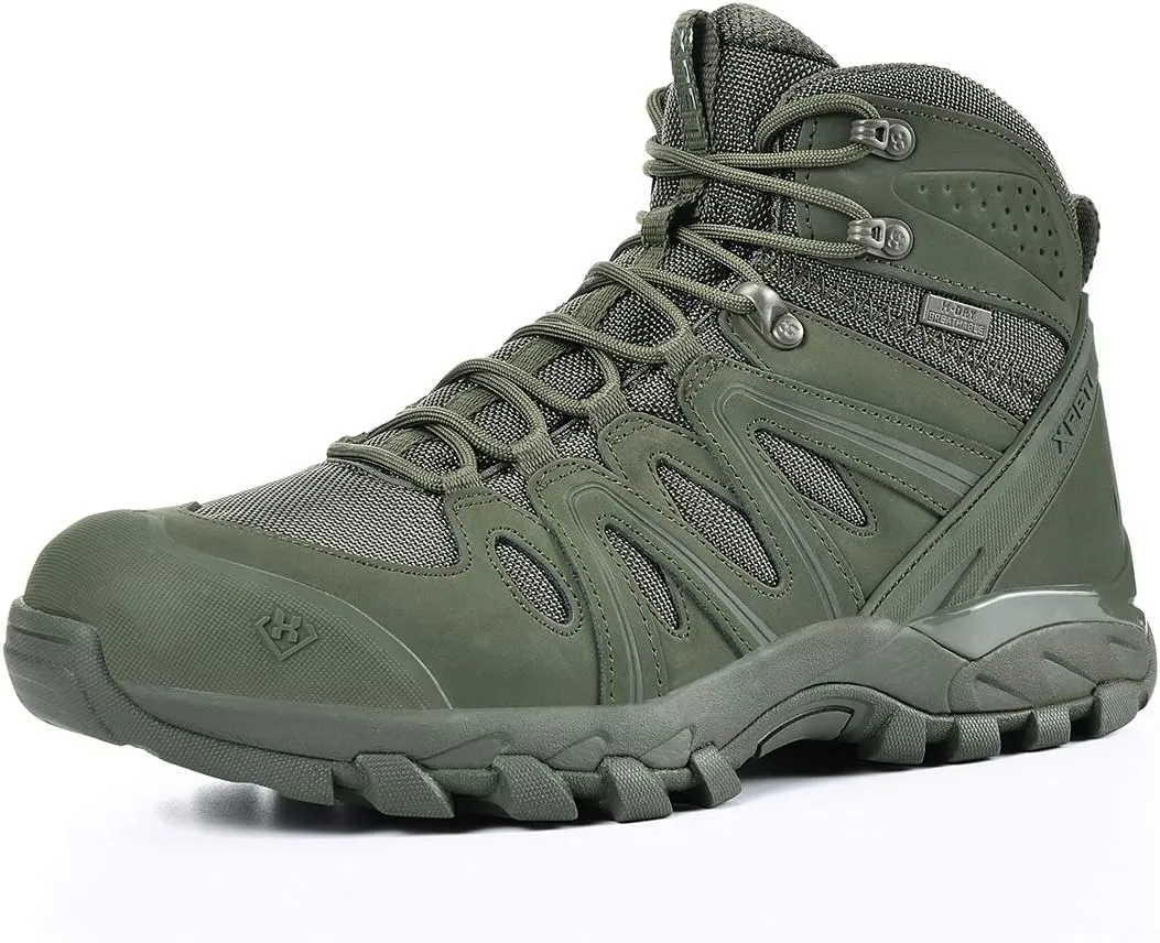 XPETI Men's X-Force Mid Tactical Boots Lightweight Military Boots