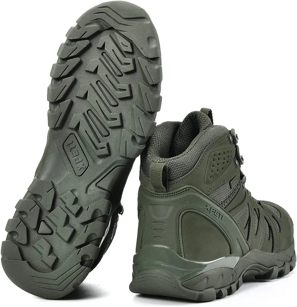 XPETI Men's X-Force Mid Tactical Boots Lightweight Military Boots