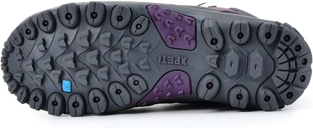 XPETI Women's Crest Thermo Waterproof Winter Hiking Boots Insulated