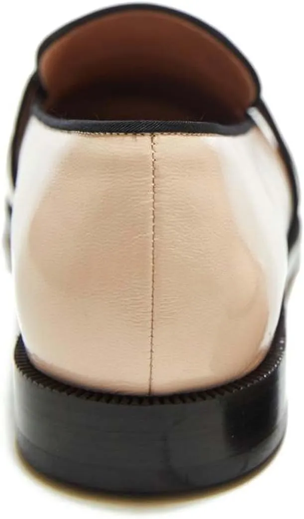 XYD Women's Closed Almond Toe Slip On Moccasins Low Heel Flats Comfy Formal Casual Office Work Dress Loafers Shoes