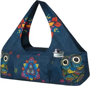 Yoga Mat Bag - Large Yoga Bag with Yoga Mat Strap, Zipper and Pockets - Yoga Bags and Carriers Fits All Your Stuff - Personalized Yoga Mat Bags for Women Fits Most Size Mats