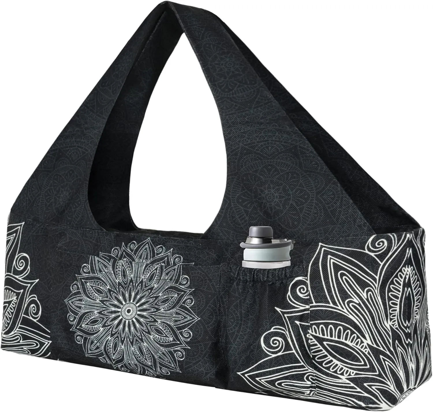 Yoga Mat Bag - Large Yoga Bag with Yoga Mat Strap, Zipper and Pockets - Yoga Bags and Carriers Fits All Your Stuff - Personalized Yoga Mat Bags for Women Fits Most Size Mats