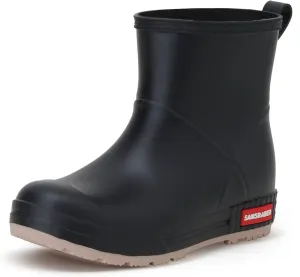 YUHITYGZGS Short Rain Boots for Women and Men, Lightweight Waterproof Garden Boots, Anti-Slip Chelsea Womens Rain Boots, Stylish Mid Heel rubber Ankle Booties with Comfy Insoles for Outdoor