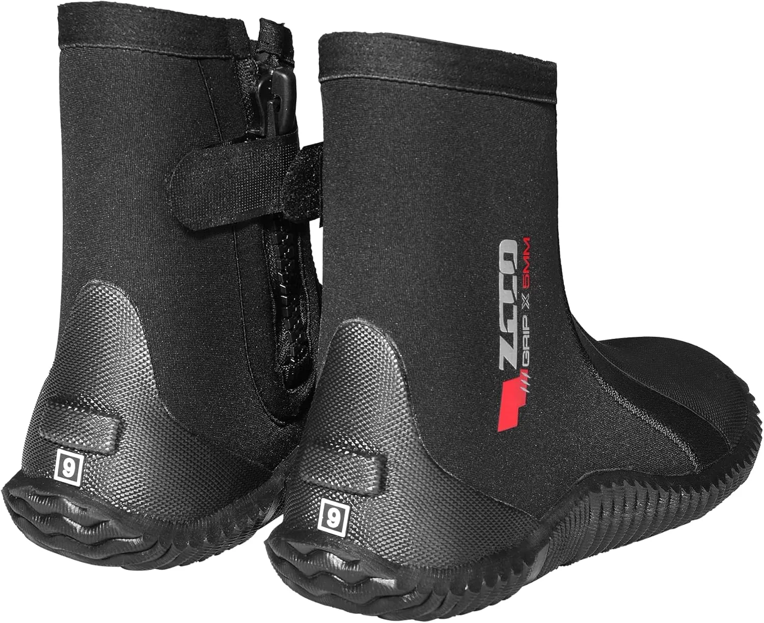 ZCCO 5mm Neoprene Diving Boots with Anti-Slip Sole - Water Sport Boots for Men and Women - Snorkeling, Scuba Diving, Surfing, Rafting, Windsurfing