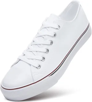 ZGR Mens Classic Casual Shoes,Lace-up Fashion Sneakers,Low Top Canvas Sneakers for Men