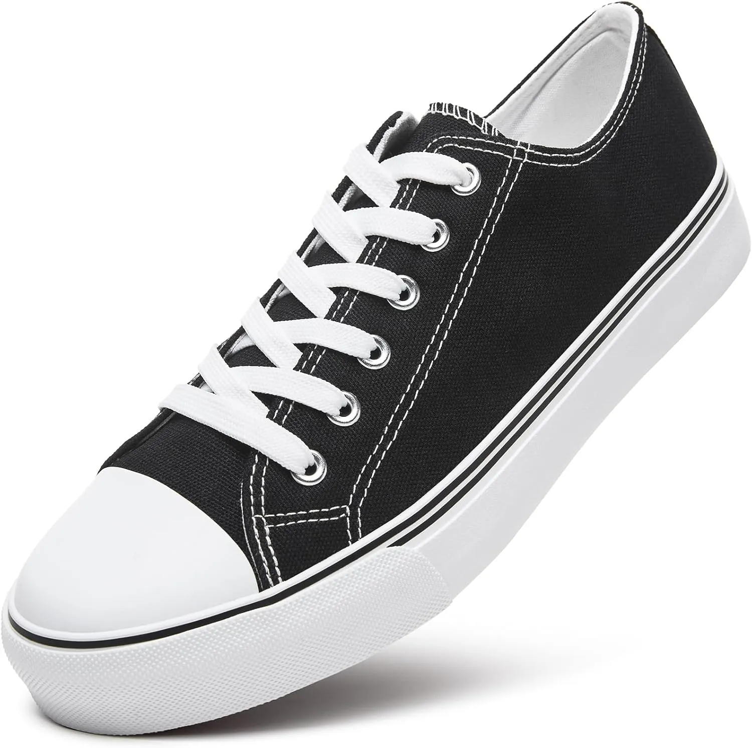 ZGR Mens Classic Casual Shoes,Lace-up Fashion Sneakers,Low Top Canvas Sneakers for Men