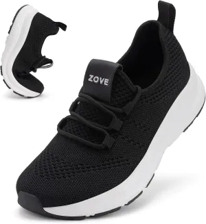 ZOVE Wide Toe Box Shoes Women Extra Wide Width Sneakers Ultra Light Road Running Shoes Non-Slip Tennis Sneakers Breathable Walking Athletic