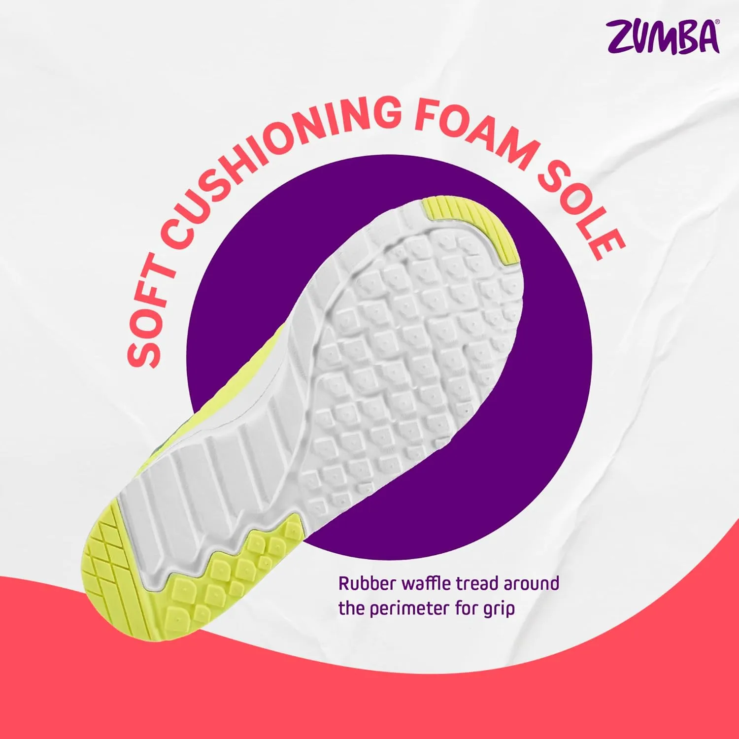 ZUMBA Street Boss Comfy High Top Gym Shoes Active Dance Workout Shoes for Women